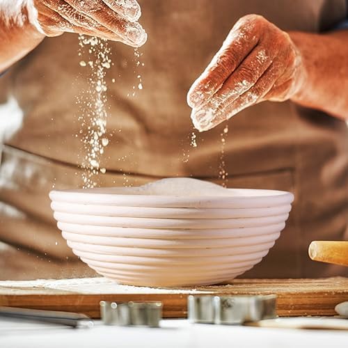 Sourdough Proofing Baskets Set of 2 - Perfect for Baking