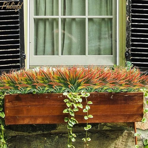 6-Piece Fake Grass Outdoor Plants Decor