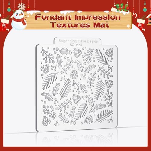 KALAIEN 3Pcs Christmas Cookie Mold Stamps