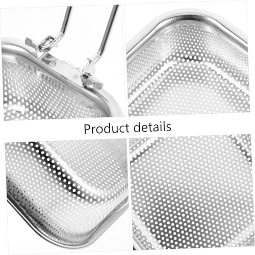 Stainless Steel Noodle Spoon Colander with Built-in Hook