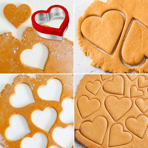 BYkooc Heart Cookie Cutter Set 12-Piece