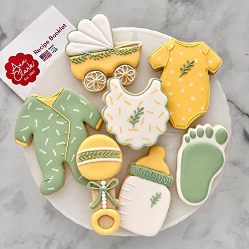 Ann Clark Cookie Cutters 7-Piece Baby Shower Set Made in USA