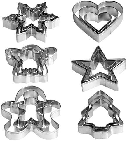 18-Piece Christmas Cookie Cutter Set