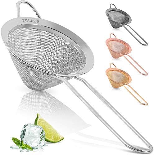 Zulay Kitchen 304 Stainless Steel Colander for Perfect Sifting Straining