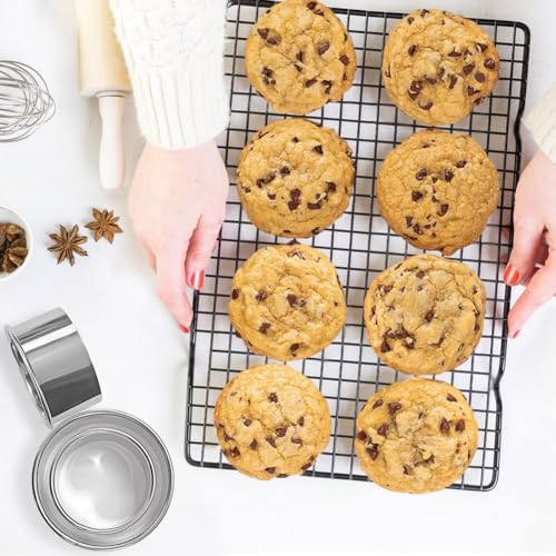 ALLTOP Premium 3Pc Biscuit Cutter Set Stainless Steel for Effortless Shaping