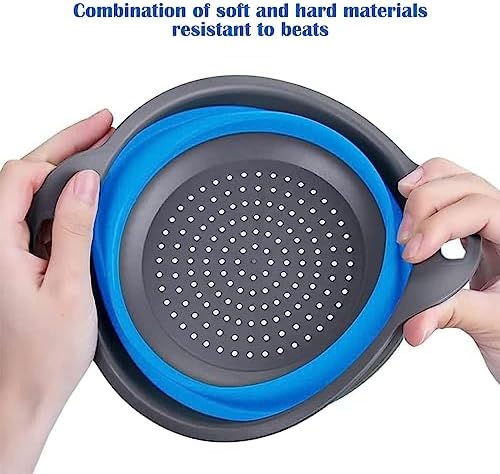 ABSOK Collapsible Colander Set Blue
