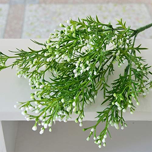 Outdoor Artificial Flowers in White 8 Piece