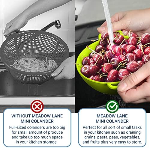 Meadow Lane 6-Inch BPA-Free Colander with Double Handles