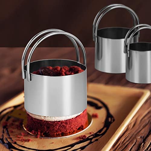 Round Biscuit Cutter Set - Stainless Steel Party Favor with Handle