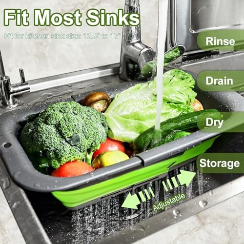 ROTTOGOON 7Qt Collapsible Colander Over Sink