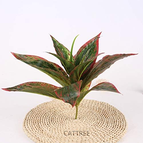 CATTREE Red Fake Plants 2-Pack