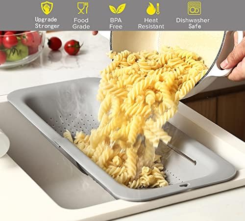 Adjustable Over the Sink Colander