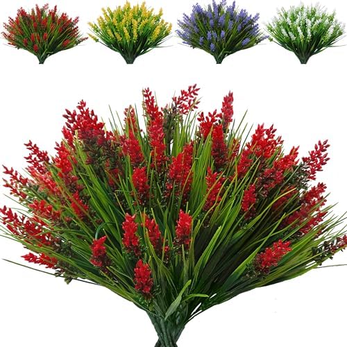 12-Piece Fake Monkey Grass Outdoor Garden Decor