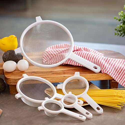 Chef Craft 6-inch Stainless Steel Mesh Strainer Durable and Easy to Clean