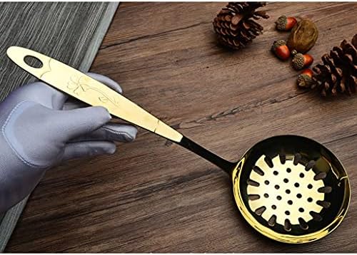 Ergonomic Long-Handle Colander Spoon Set