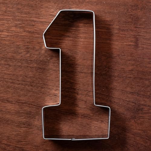 LILIAO Number One Cookie Cutter Stainless Steel