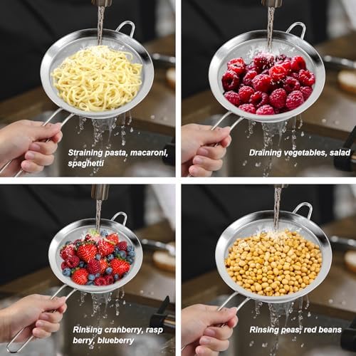 Luckyiren Premium Stainless Steel Colander Set