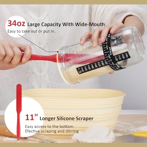 Sourdough Starter Kit for Baking Enthusiasts Complete Home Baking Supplies