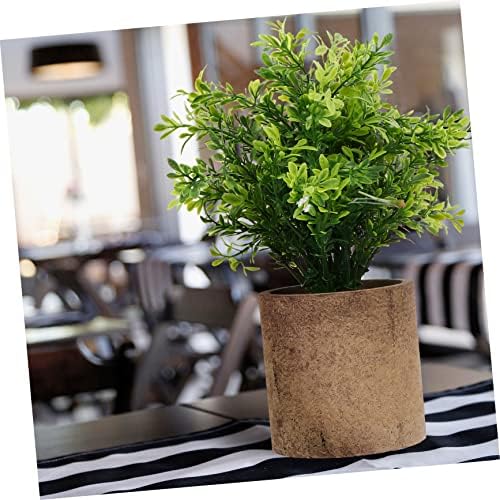 Elevate Your Space with This Realistic Fake Potted Green Bonsai