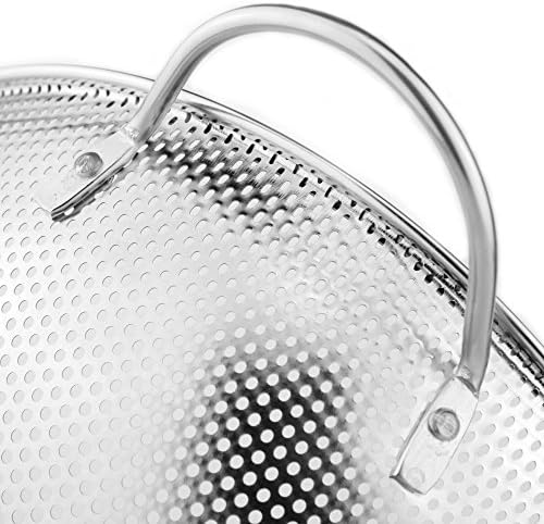 High-Quality Stainless Steel Micro-Perforated 5-Quart Colander