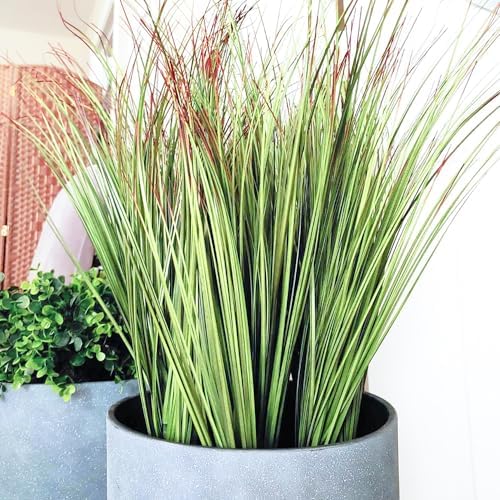 27 Artificial Wheat Grass Artificial Onion Grass Artificial Greenery Pack of 8
