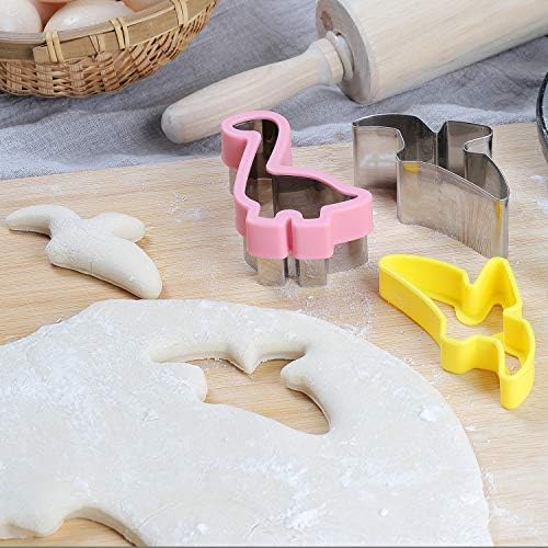 Dinosaur-Themed Cookie Cutters Set for Kids