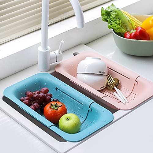 Compact Efficient Kitchen Essential Collapsible Sink Strainer for Fruit Vegetables More