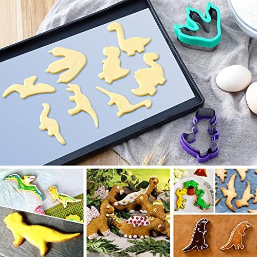 Dinosaur-Themed 8-Piece Cookie Cutter Set