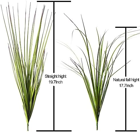 24-Piece Artificial Grass Plant Set
