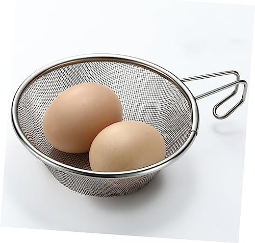 Effortlessly Strain Caught Fish with This Folding Colander Sieve Set of 2
