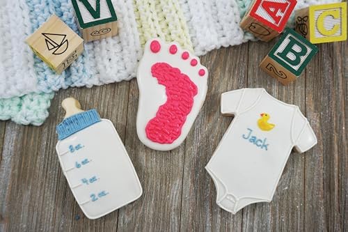 Delightful Hand-Crafted 3-Piece Baby Cookie Cutter Set