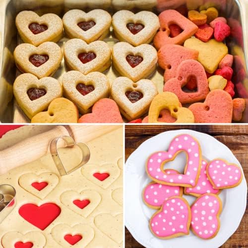 Stainless Steel Heart Love Cookie Cutter Set