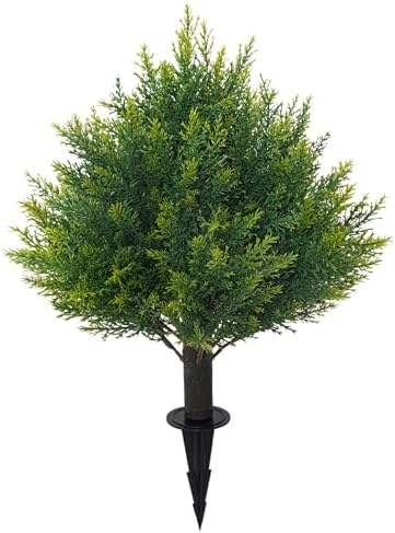 Artificial Cedar Topiary Tree for Front Porch or Garden