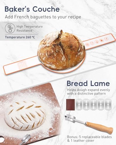 Baking Masters Secret 30-Piece Sourdough Starter Kit for Perfect Loaves