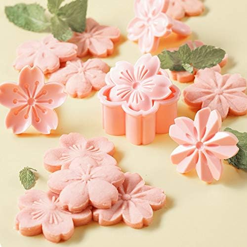 Cherry Blossom Cookies 4-Shape Pastry Cutters