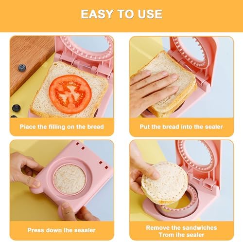 BaokiTook 2-in-1 Sandwich Cutter Sealer