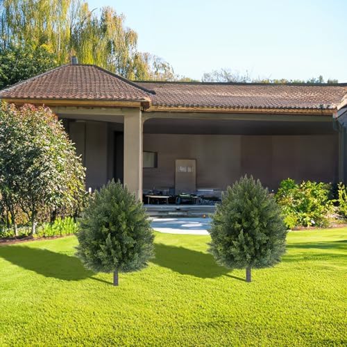 Vechor 2-Piece UV-Resistant Artificial Cypress Topiaries