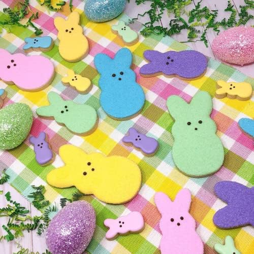 Easter Cookie Cutter Set 6 Piece - Bunny and Egg Patterns Stainless Steel
