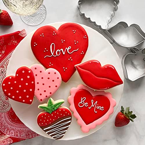 Valentines Day Cookie Cutters 5-Pc Set Made in USA