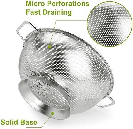 Chic and Functional 3-Quart Stainless Steel Colander
