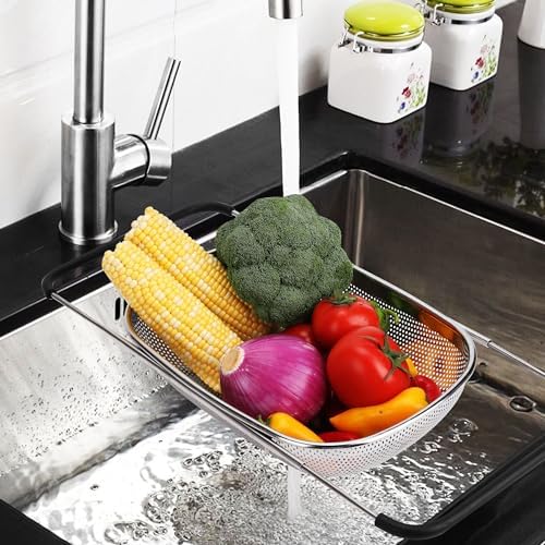 Premium Expandable Colander for Kitchen Use