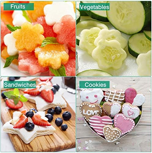 Family-Friendly Set of 12 Baking Cutters in Cute_shapes