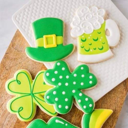 Sturdy shamrock cookie cutters for Irish fun
