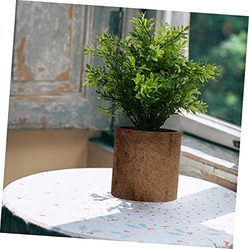 Elevate Your Space with This Realistic Fake Potted Green Bonsai