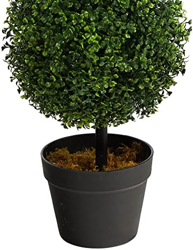 Stunning 3ft Artificial Triple Ball Boxwood Topiary IndoorOutdoor