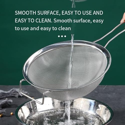 Revolutionary stainless steel spider strainer 20cm heat-resistant quick cooking easy to use