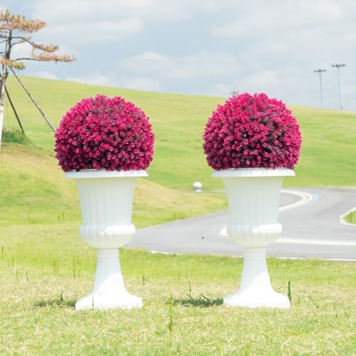 Elegant 165in artificial topiary boxwood balls