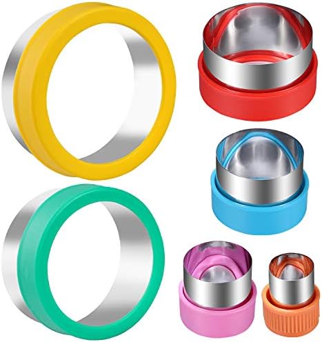 Round Cookie Bisque Set with 6 Sizes for Easy Cutting