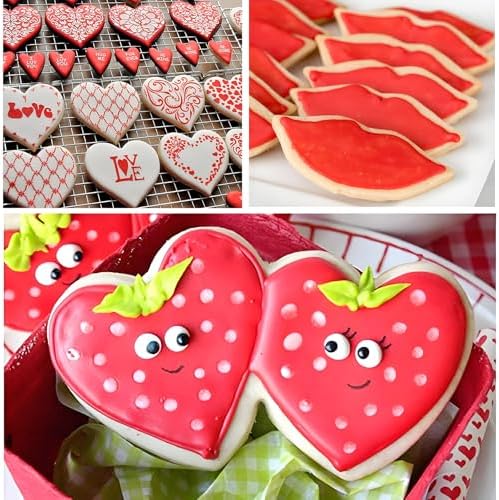 Valentines Heart Cookie Cutters Set - 5 Piece