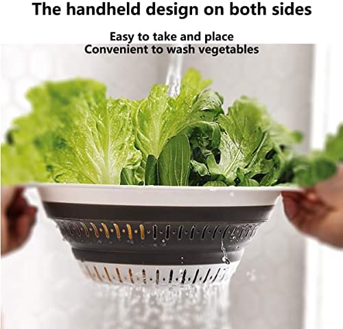 Collapsible Colander Strainer Set Blue Kitchen Essentials - 13L 25L Capacity